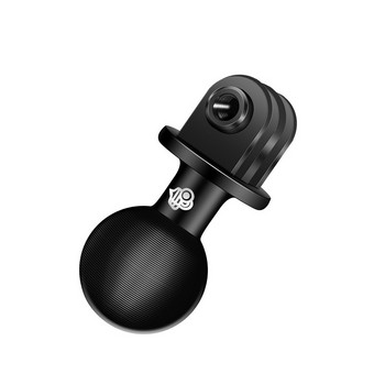 Προσαρμογέας 1 ιντσών Mini Tripod Ball Head Base Adapter για GoPro 360 μοιρών περιστροφής κεφαλής μπάλας κάμερας Βάση τριπόδου για βάσεις μοτοσικλέτας