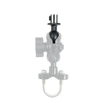 Προσαρμογέας 1 ιντσών Mini Tripod Ball Head Base Adapter για GoPro 360 μοιρών περιστροφής κεφαλής μπάλας κάμερας Βάση τριπόδου για βάσεις μοτοσικλέτας