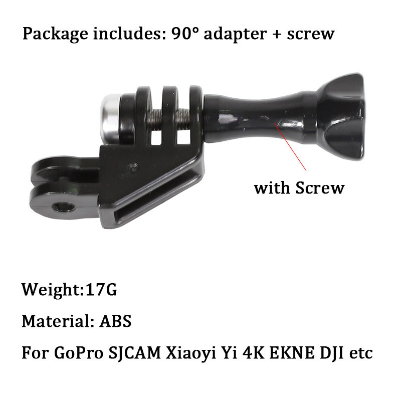 Adapter za usmjeravanje od 90 stupnjeva Vijak za montažu na koljenu za GoPro Hero 11 10 9 8 7 6 5 4 Vertikalni Vlog DJI Action 3 Dodatna oprema za kameru