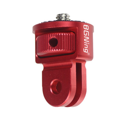 BGNING 360 Pööratav 1/4-tolline CNC ministatiivi adapteri kinnitus GoPro jaoks POCKET 2/ FIMI PALM 2/Insta360 ONE X2/X kaamera jaoks