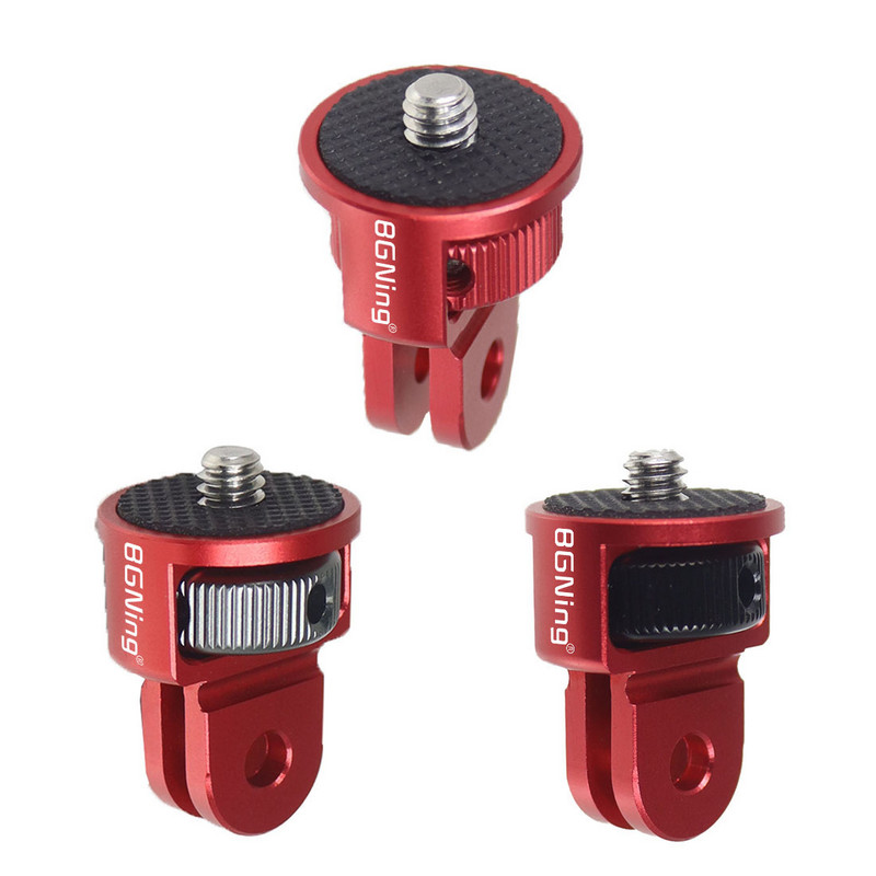 BGNING 360 Pööratav 1/4-tolline CNC ministatiivi adapteri kinnitus GoPro jaoks POCKET 2/ FIMI PALM 2/Insta360 ONE X2/X kaamera jaoks