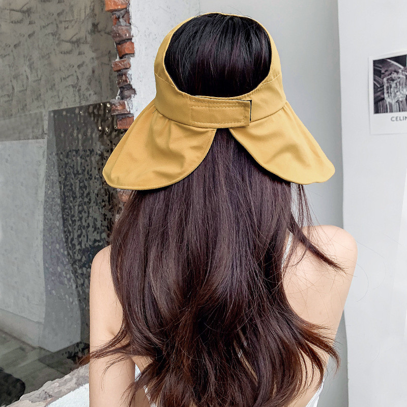 Novi sklopivi ženski ljetni šešir za sunčanje s velikim strehama i širokim obodom za plažu u Hepburn stilu, blagdanska putna kapa za sunčanje Anti-UV panamski vizir