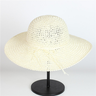 Ženski proljetni temperamentni slamnati šešir Šešir s velikim obodom Sklopivi ljetni šešir Luffy Helen Kaminski Kapa za plažu Ženski šeširi od rafije