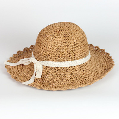 Ženski proljetni temperamentni slamnati šešir Šešir s velikim obodom Sklopivi ljetni šešir Luffy Helen Kaminski Kapa za plažu Ženski šeširi od rafije