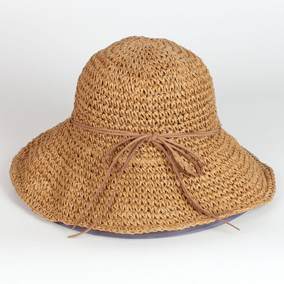 Ženski proljetni temperamentni slamnati šešir Šešir s velikim obodom Sklopivi ljetni šešir Luffy Helen Kaminski Kapa za plažu Ženski šeširi od rafije