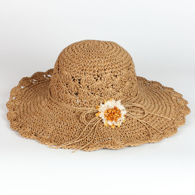 Ženski proljetni temperamentni slamnati šešir Šešir s velikim obodom Sklopivi ljetni šešir Luffy Helen Kaminski Kapa za plažu Ženski šeširi od rafije