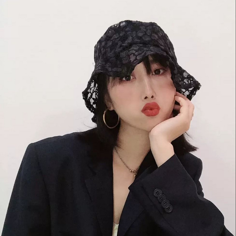 LipanjLove 2021. Novi čipkasti šešir za žene Roditelj-dijete Šeširi za sunčanje sa širokim obodom od mekane čipke u obliku cvijeta Floppy ljetni šešir Haljina Ženski šešir od čipke