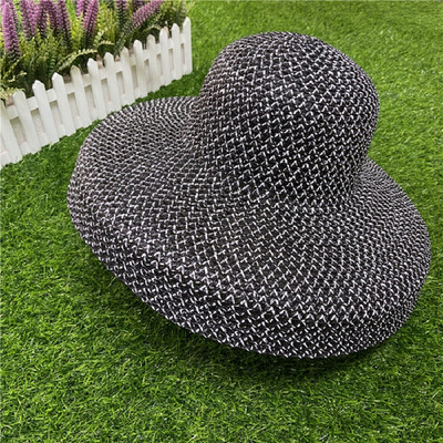 2021. gada sieviešu vasaras salmu cepure, izbraukuma sauļošanās krēms ar lielām malām saulessargiem brīvdienām, forša cepure Seaside Beach cepure