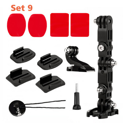 Nastaviteľný držiak na prilbu HONGDAK pre akčnú kameru GoPro 11 10 9 8 Xiaomi EKEN, držiak na motocykel, jazdecký opasok, príslušenstvo pre hlavu