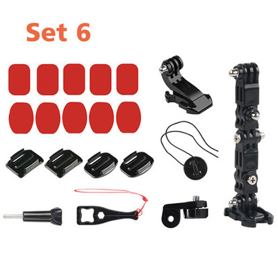 Nastaviteľný držiak na prilbu HONGDAK pre akčnú kameru GoPro 11 10 9 8 Xiaomi EKEN, držiak na motocykel, jazdecký opasok, príslušenstvo pre hlavu