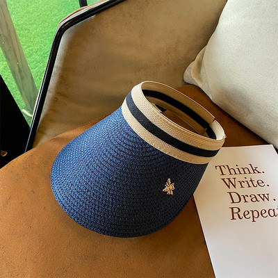 Moodsus suvine naiste vabaaja voodriga päikesesirmi mütsid õlgkübarad metallist, täiskasvanutele käsitsi valmistatud päikesevarjud, rannakübarad