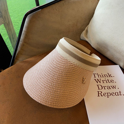 Moodsus suvine naiste vabaaja voodriga päikesesirmi mütsid õlgkübarad metallist, täiskasvanutele käsitsi valmistatud päikesevarjud, rannakübarad