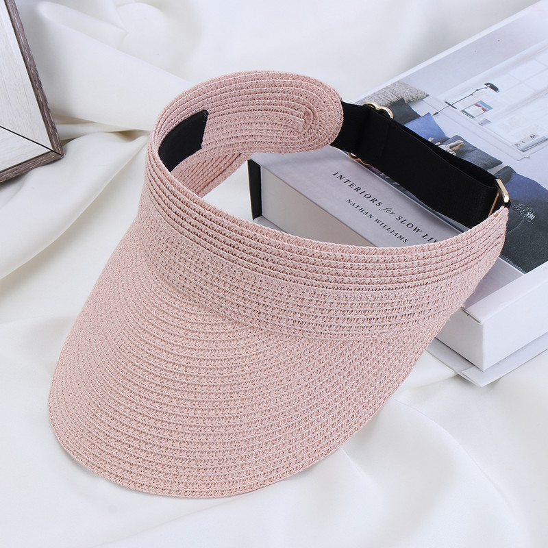 1 db UV védő női széles karimájú kalap állítható napellenző sapka szalmából összehajtható sapkával divatos kiegészítők nyári strandon a szabadban