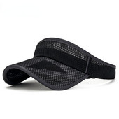 Ljetni sportovi Šeširi za sunčanje Ženski šešir Muška kapa Podesivi vizir za sunce Uv zaštita Prazan vrh Tenis Trčanje Mrežasti obod Krema za sunčanje