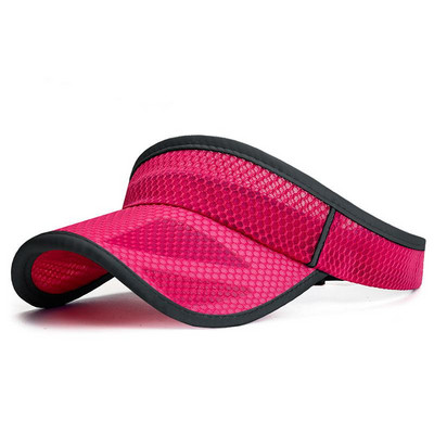 Ljetni sportovi Šeširi za sunčanje Ženski šešir Muška kapa Podesivi vizir za sunce Uv zaštita Prazan vrh Tenis Trčanje Mrežasti obod Krema za sunčanje