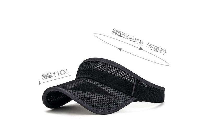 Ljetni sportovi Šeširi za sunčanje Ženski šešir Muška kapa Podesivi vizir za sunce Uv zaštita Prazan vrh Tenis Trčanje Mrežasti obod Krema za sunčanje