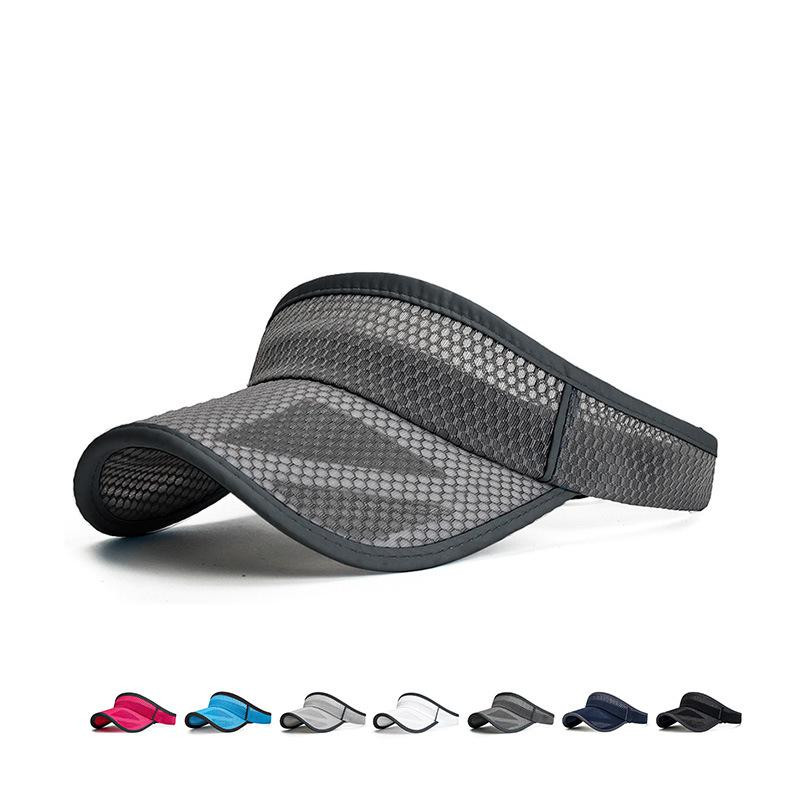 Ljetni sportovi Šeširi za sunčanje Ženski šešir Muška kapa Podesivi vizir za sunce Uv zaštita Prazan vrh Tenis Trčanje Mrežasti obod Krema za sunčanje