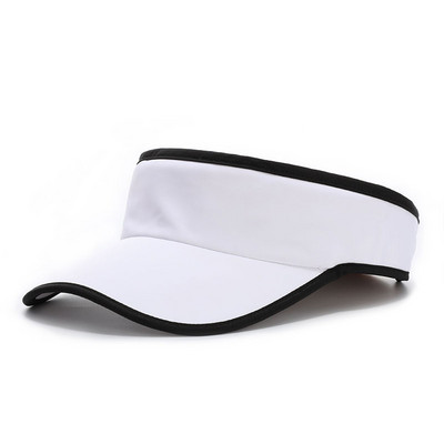 Nova personalizirana uniseks kapa s gornjim šiltom i prugama Ženske kape za zaštitu od sunca Podesiva za odrasle za trčanje, tenis, golf Šešir