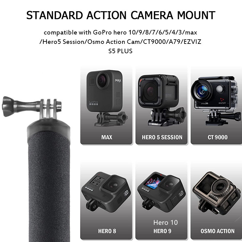 Podvodna plutajuća drška za GoPro Hero 11 10 9 YI 4K Insta360 DJI Dodaci za kameru Selfie štap Monopod Štap za plovidbu