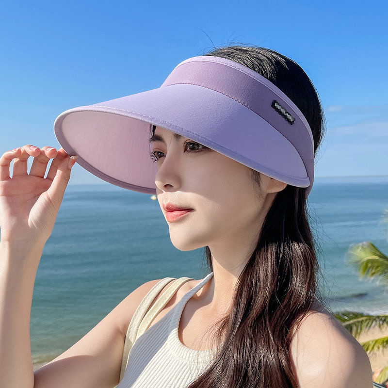 Ljetna kapa za sunčanje za žene Elastična prilagodba Veliki obod Prazna kapa Moda za žene Turizam Odmor za slobodno vrijeme Krema za sunčanje Kapa za plažu