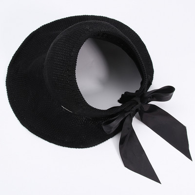 2020. Bow Beach Slamnati šeširi Ženski ležerni ljetni šešir za sunčanje Sklopivi šešir sa šilterom širokog oboda Ženski šeširi za sunčanje laki za nošenje Putna kapa