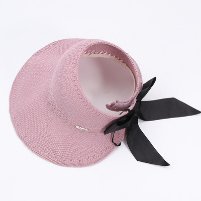2020. Bow Beach Slamnati šeširi Ženski ležerni ljetni šešir za sunčanje Sklopivi šešir sa šilterom širokog oboda Ženski šeširi za sunčanje laki za nošenje Putna kapa