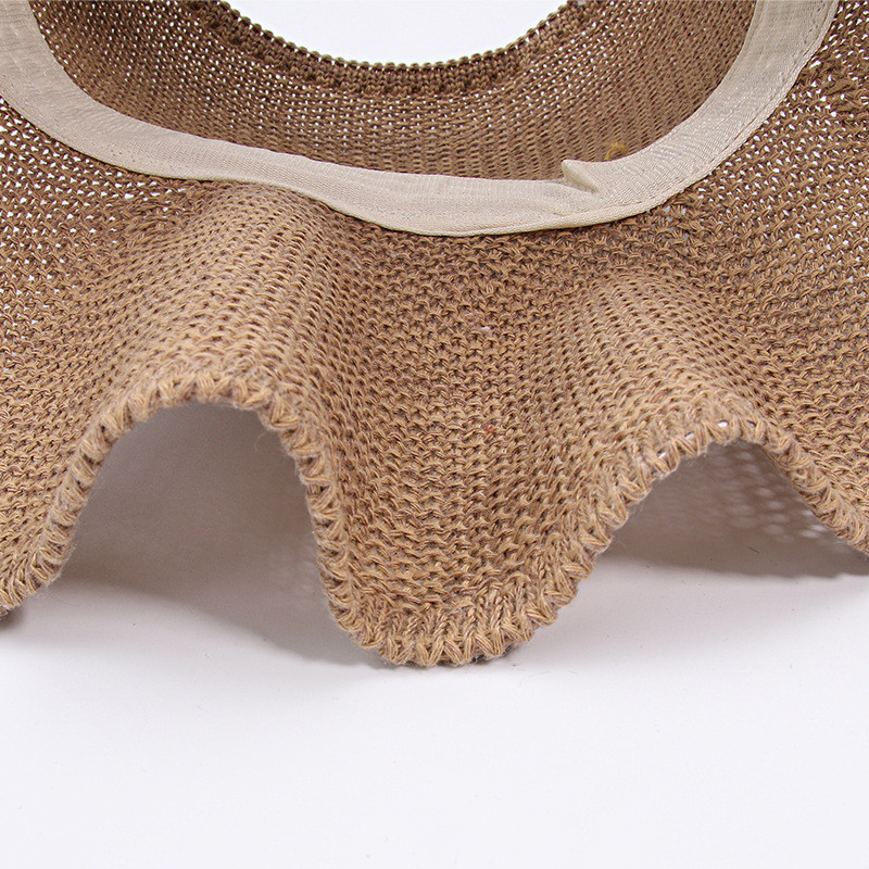 2020. Bow Beach Slamnati šeširi Ženski ležerni ljetni šešir za sunčanje Sklopivi šešir sa šilterom širokog oboda Ženski šeširi za sunčanje laki za nošenje Putna kapa