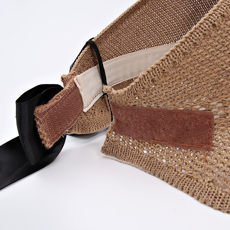 2020. Bow Beach Slamnati šeširi Ženski ležerni ljetni šešir za sunčanje Sklopivi šešir sa šilterom širokog oboda Ženski šeširi za sunčanje laki za nošenje Putna kapa