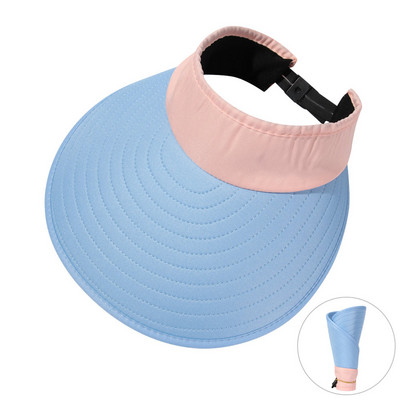 Καπέλο γκολφ 2022 Καπέλο παραλίας Φαρδύ γείσο Ρυθμιζόμενη προστασία υπεριωδών ακτίνων Γυναικείες άντρες Ελαφρύ Casual Summer Sports Καπέλο ηλιοθεραπείας