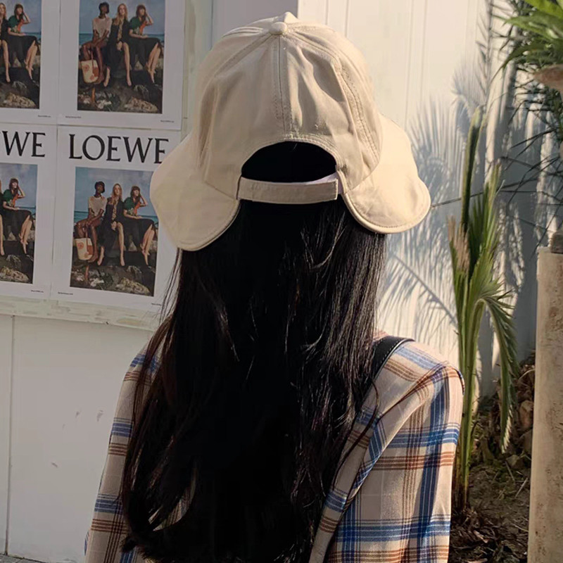 Sklopive panama kape Ženske ljetne šešire sa šiltom za sunčanje na otvorenom za plažu s konjskim repom Podesivi čvrsti mekani šešir Ženska ribarska kapa