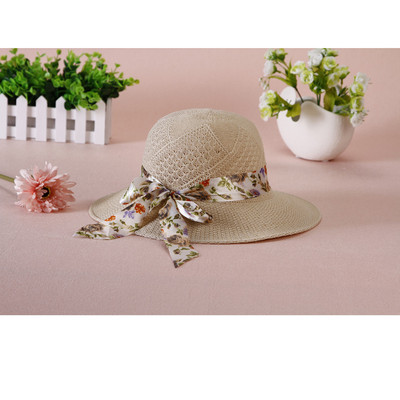Vasarinė apsauga nuo saulės šiaudinė kepurė nuo saulės Kepurės nuo saulės plačių kraštų moteriškos skrybėlės Moteriškos Panamos kepuraitės su juostele mergaičių lauko kelionių kepuraitės, moteriškos