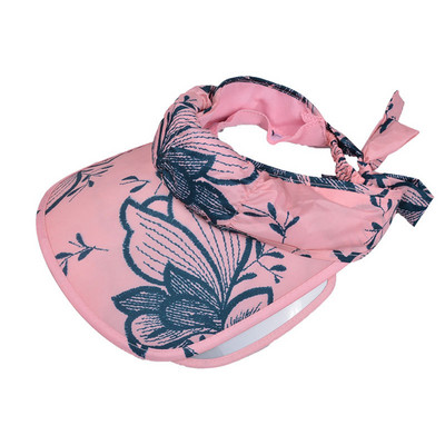 K164 Ženska bejzbolska kapa za sunčanje za plažu Panama suncobran Zaštita od sunca Print Ljetna rastezljiva zaštitna kapa s velikim obodom