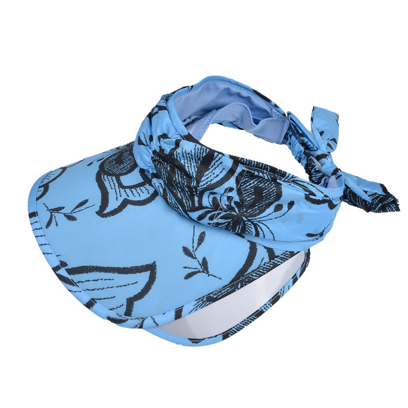 K164 Ženska bejzbolska kapa za sunčanje za plažu Panama suncobran Zaštita od sunca Print Ljetna rastezljiva zaštitna kapa s velikim obodom