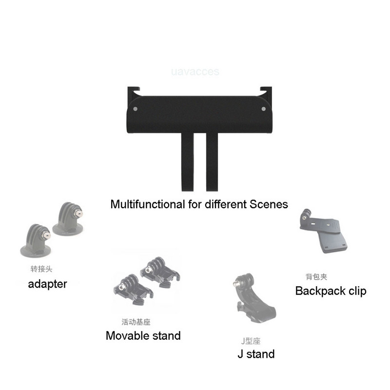 Nosač magnetskog kuglastog zgloba za DJI Osmo Action 2/3 držač produžetka kamere 1/4 nosač sučelja za Action 3 pribor
