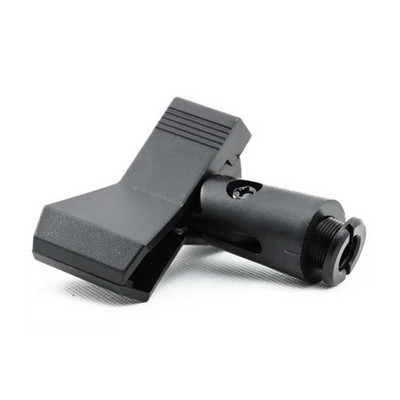 1vnt universalus mikrofono spaustuko laikiklis 1/4 colio kondensatoriaus mikrofono spaustukas juodas Live trikojo stovo priedai