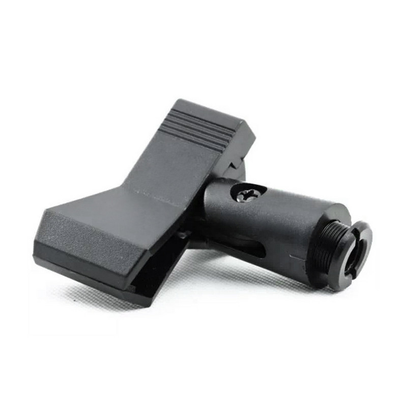 1vnt universalus mikrofono spaustuko laikiklis 1/4 colio kondensatoriaus mikrofono spaustukas juodas Live trikojo stovo priedai