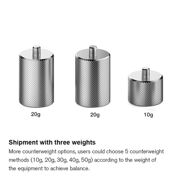 Za DJI OM6 Clump Weight 50g za DJI Osmo Mobile 6 Handheld Gimbal Balance Weight 10g 20g Protuuteg Anti-lost Rope Kopča