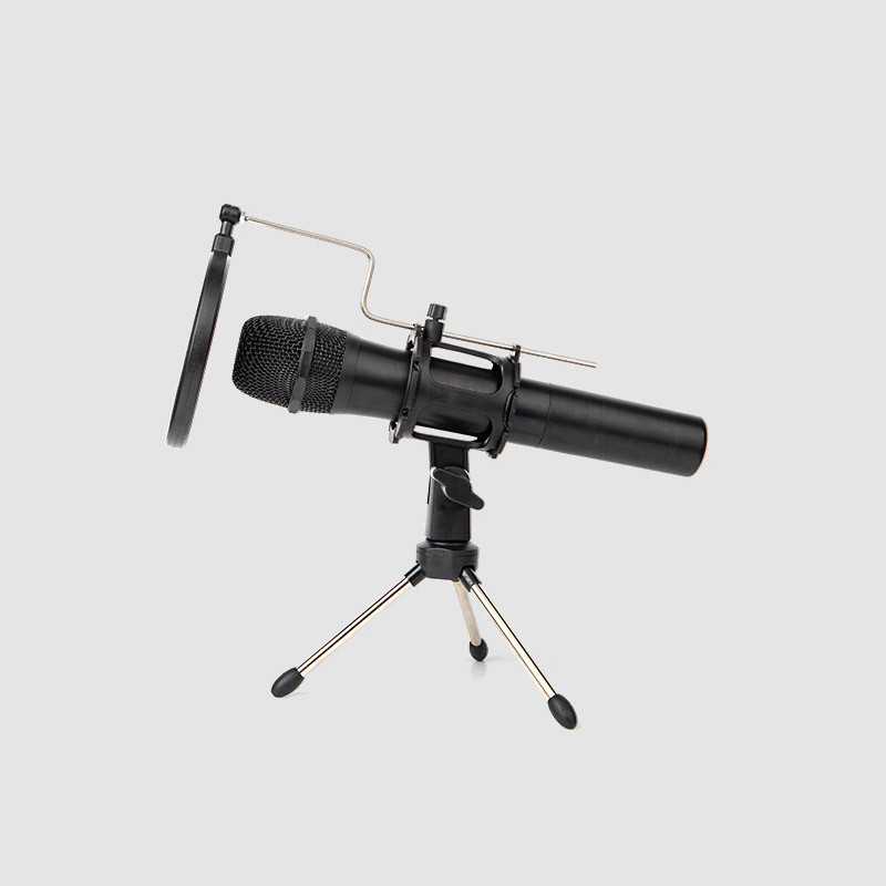 Podesivi stalak za mikrofon, stolni tronožac za video snimanje računala s mikrofonom, poklopac filtra za vjetrobran