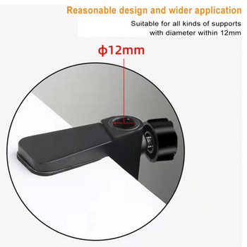 Αξεσουάρ σφιγκτήρα βραχίονα από κράμα αλουμινίου DIY σταθερά εξαρτήματα κλιπ μετάλλου Βίδες βάσεις κάμερας για επιτραπέζιο φωτιστικό μικροφώνου εκπομπής