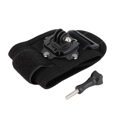 360 fokban forgatható csuklószíj szíj kar Állványra szerelhető adapter tartó csavarral Gopro Hero7 6 5 4 3 fényképezőgép tartozékaihoz