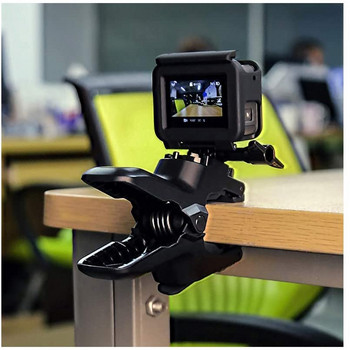 Στήριγμα Hongdak Jaws Flex Clamp με εύκαμπτο ρυθμιζόμενο λαιμό χήνας για GoPro Hero 10 9 8 7 Sjcam Yi 4K Action Cam Tripod