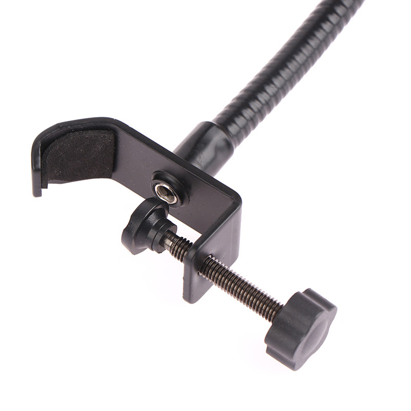 Lankstus mikrofono stovas Universalios žarnos lentynos su sunkiu staliniu spaustuku Mikrofono stovas Mikrofono spaustuko laikiklis Mikrofono rankos stalinis laikiklis