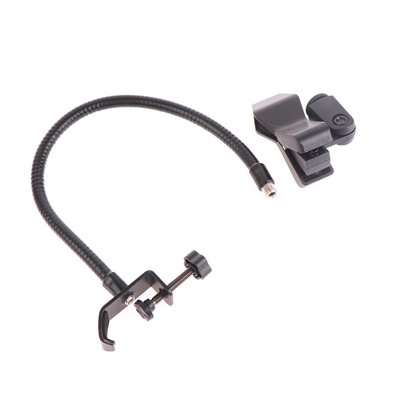 Lankstus mikrofono stovas Universalios žarnos lentynos su sunkiu staliniu spaustuku Mikrofono stovas Mikrofono spaustuko laikiklis Mikrofono rankos stalinis laikiklis