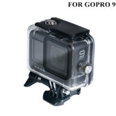 Búvárkodás vízálló tokház Gopro Hero 9 fekete akciókamerához Víz alatti 50M védőhéj doboz Gopro 11 tartozékokhoz