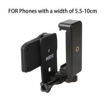 Държач за телефон със щипка за каишка за раница за заснемане на видео за iPhone12/Pro/12Pro Max/11/X/XS/XR, Samsung Galaxy и камера GoPro
