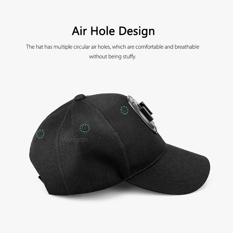 Vamson podesiva bejzbol kapa za Gopro Hero 11 platneni šešir za sunce za Gopro10/9/8/7 insta360 DJI kameru za pametni telefon iphone