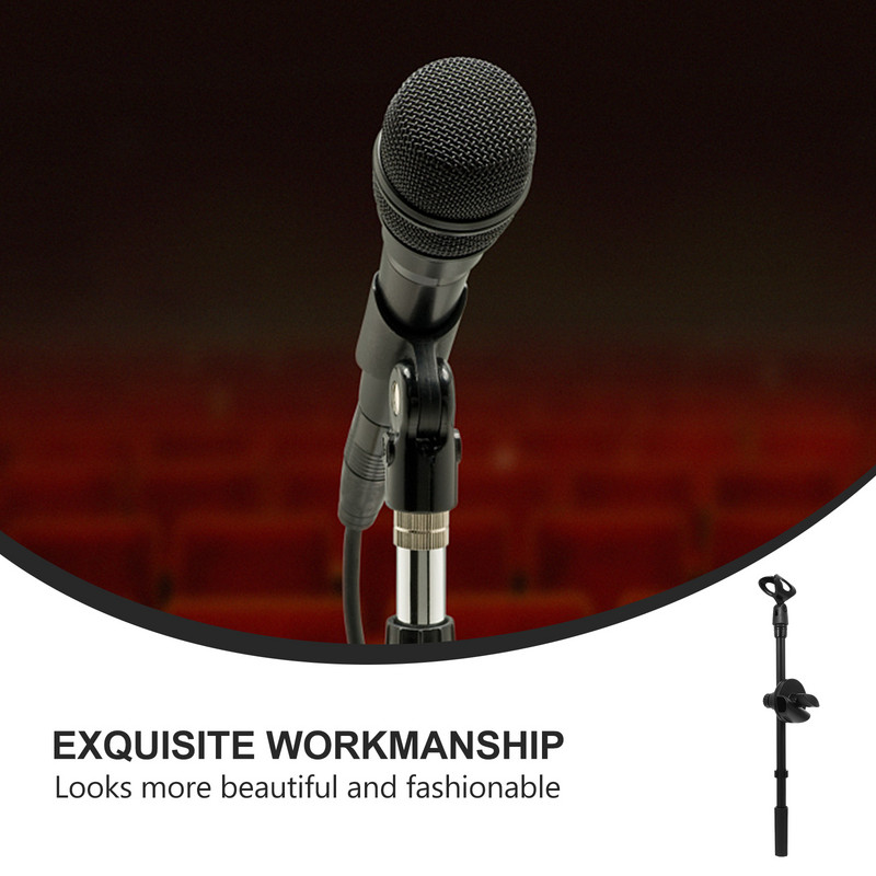 Rankinis mikrofonas Mikrofono stovas Metalinis teleskopinis stovas Laikiklis laikiklis Reguliuojamo aukščio Universalus grindų trumpas besisukantis stalas