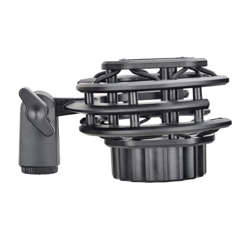 Univerzalna kopča za mikrofon, izdržljivi držač mikrofona, postolje za nosač Levitt240 249, kondenzatorska stezaljka za mikrofon, crna