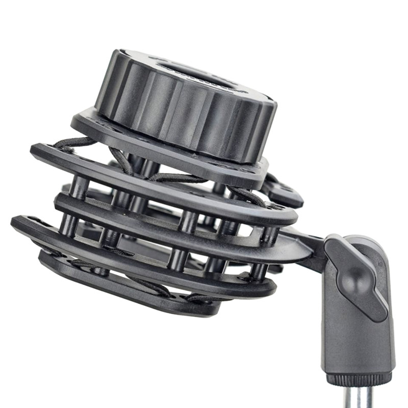 Univerzalna kopča za mikrofon, izdržljivi držač mikrofona, postolje za nosač Levitt240 249, kondenzatorska stezaljka za mikrofon, crna