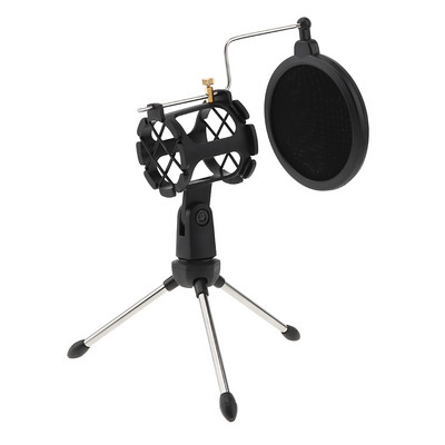 Prijenosni studijski držač za stolni tronožac s filtrom za vjetrobransko staklo i funkcijom amortizacije za konferencijsku sobu, sobu za snimanje